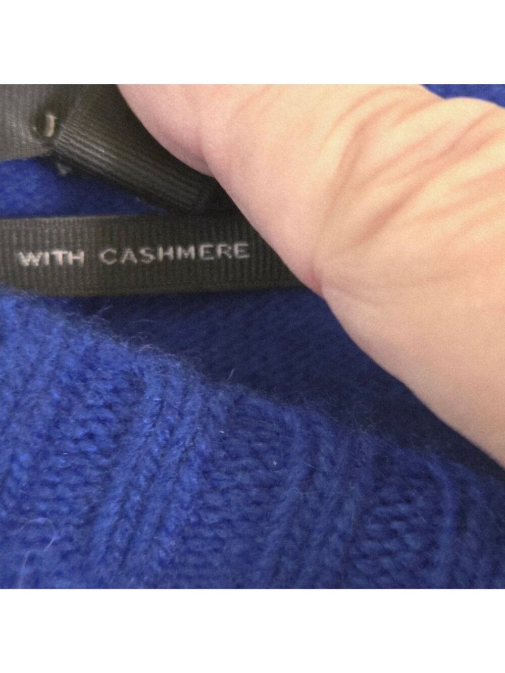 J.Crew With Cashmere Royal Blue Crewneck Pullover Sweater Size XS - Picture 5 of 6